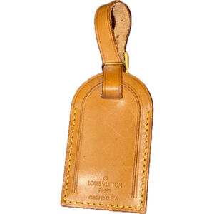 Louis Vuitton Leather Luggage Tag